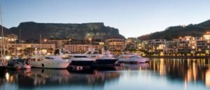 Coastal skyline of South Africa