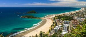 New Zealand Beach Aerial Shot