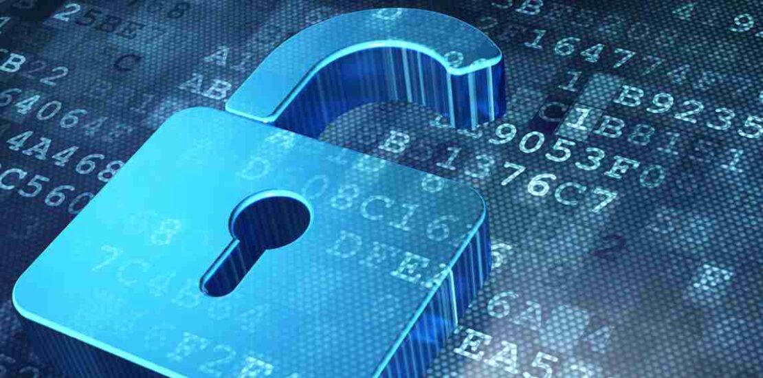 Image showing cyber security padlock