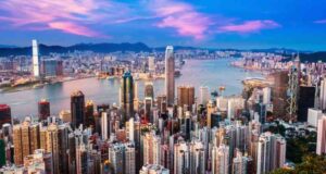 Hong Kong City Skyline