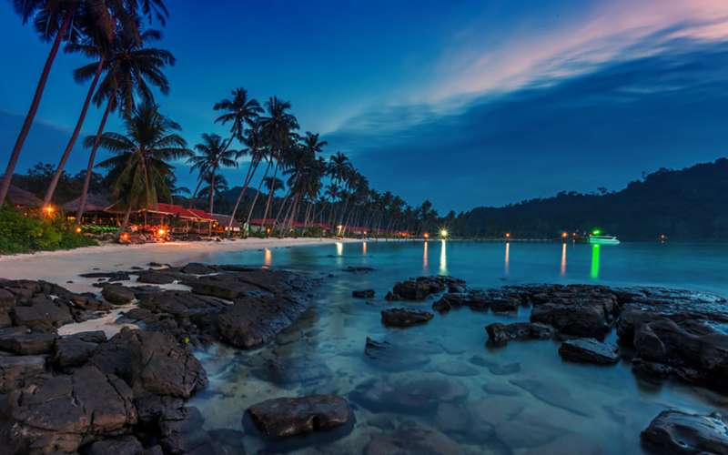 Marshall Islands Landscape at Night