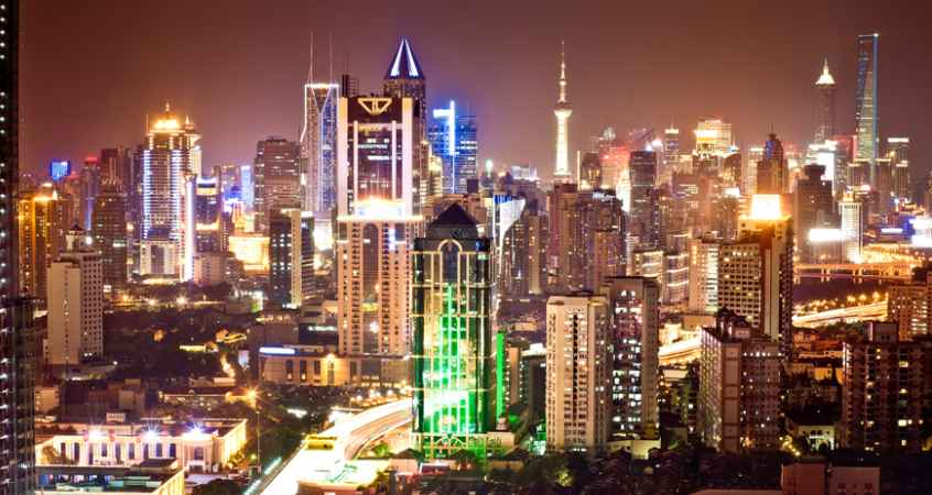 Shanghai Cityscape at night