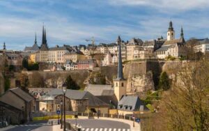 luxembourg city skyline