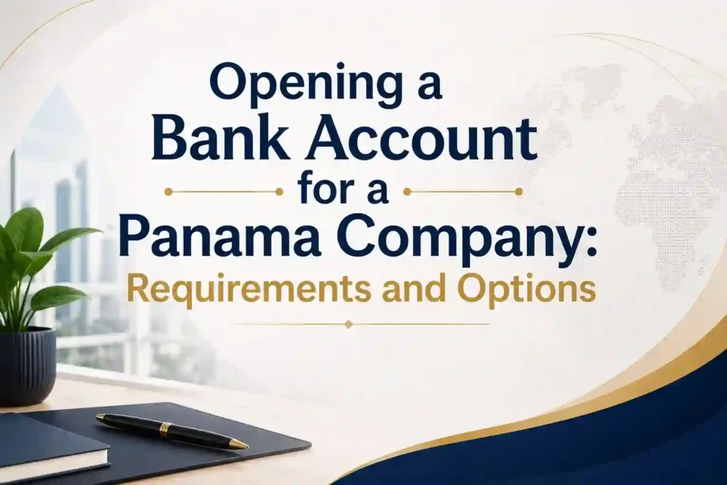 Panama company bank account