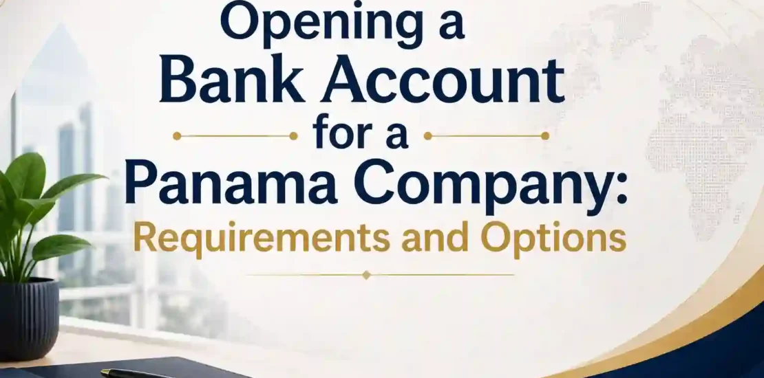 Panama company bank account